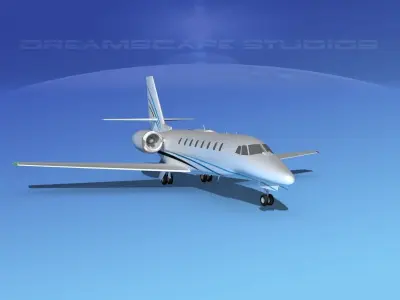 Cessna C680 Citation Soveriegn V15 3D model