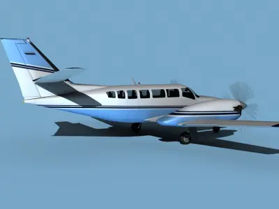 Cessna F406 Caravan II V12 3D model