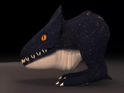 Baby Dinisaur Free low-poly 3D model