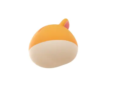Prop165 Hamster Head 3D model
