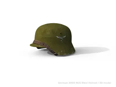 German Helmet of wwII 3D model