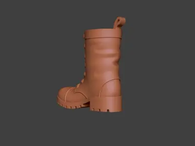 Stylized Boot 2 3D model