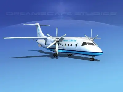 Dornier Do-328-130 Miami Express 3D model