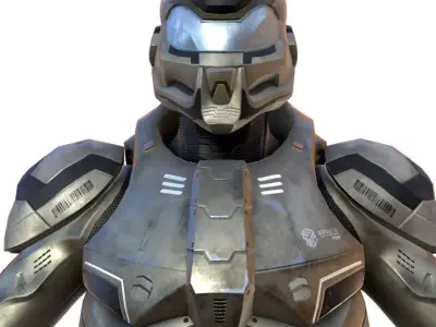 Soldier of the future 3D model