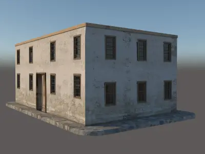 Old Structure v3 Low-poly 3D model