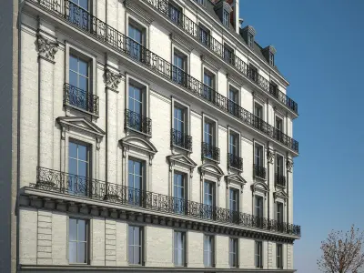 Old Building XV 3D model