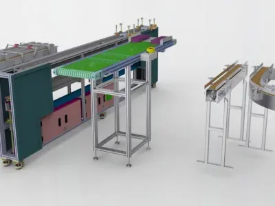 Conveyor assembly 3D model