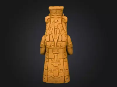 Ancient Guardian Low-poly 3D model