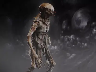 Insectamorph Low-poly 3D model