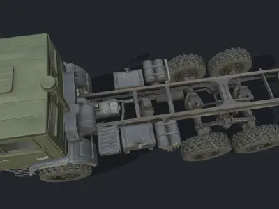 Russian Truck Pack Low-poly 3D model