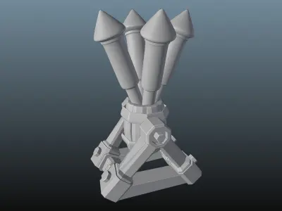 Air Defence - Th12 - Clash of Clans  3D model
