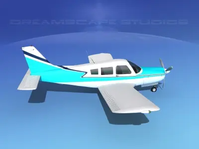 Piper Turbo Arrow 240 V12 3D model