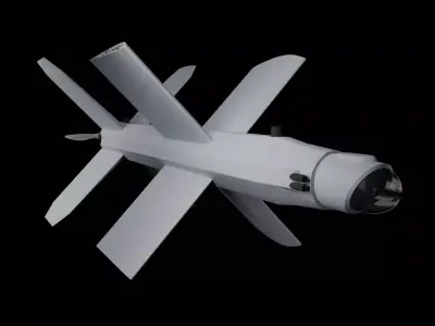 Lancet 52 - Modern Military UAV Low-poly 3D model