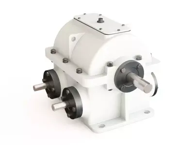 Gearbox gear motor 3D model