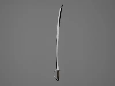 European Swords 01 3D model