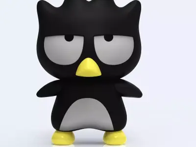 Badtz Maru  Low-poly 3D model