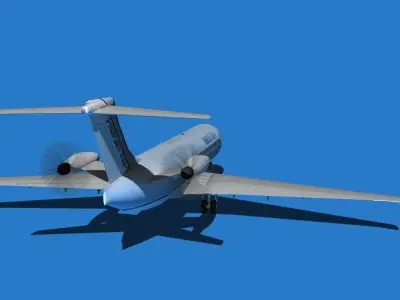 Boeing 7X7-1 Jet Fan V110 3D model