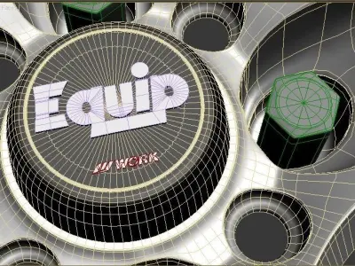 Work Equip 40 Wheel 3D model