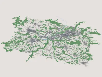 St Gallen City Switzerland 3D model