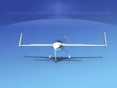 Rutan VariEze V09 3D model