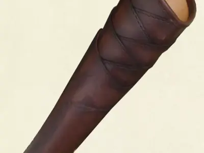 quiver leather arm guard Free 3D model