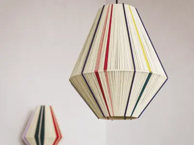  WeraJane Pinstripes Pear Lamp Model 