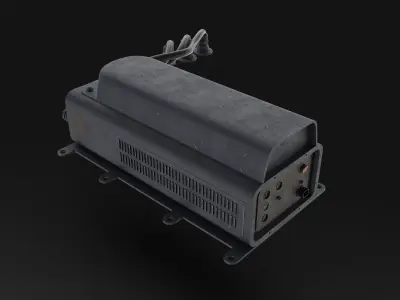 40 SUBD Military Vehicle Kitbash Elements 3D model