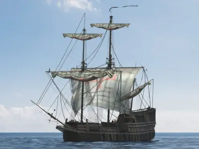 ship boat 3D model