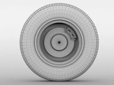 WV Crafter Chassi wheel 2017 3D model