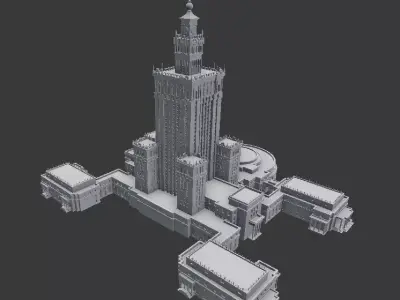 Monumental Skyscrapper 3D model