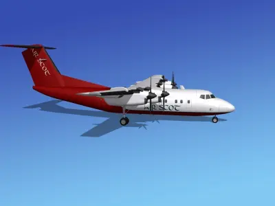 Dehavilland DHC-7 Air Scot 3D model