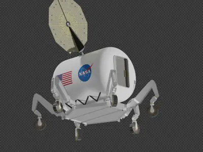 NASA ATHLETE Rover 3D model