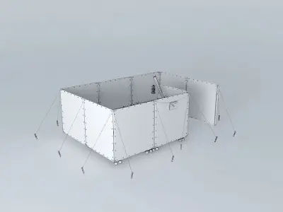 Donnerbalken Outdoor toilet Free 3D model