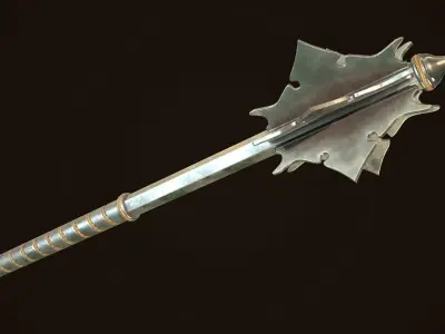 Mace 11 Low-poly 3D model