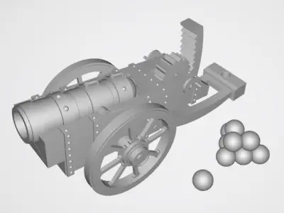 Cannon - Veuglaire 3D print model