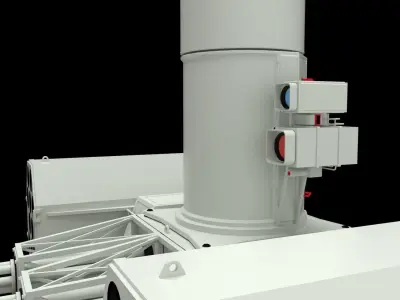 CIWS Close-In Weapon System 3D model
