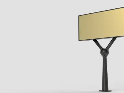 Outdoor Billboard 3D model