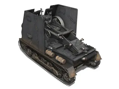 Sturmpanzer 1 - Bison - Alter Fritz - 2PzDiv 3D model