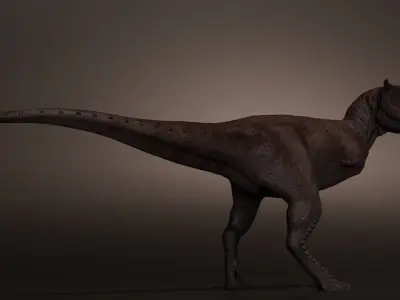 Carnotaurus dinosaur Low-poly 3D model