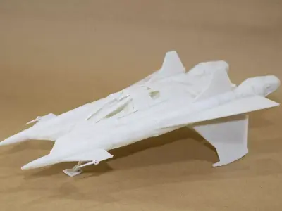 Buck Rogers Traegers Starfighter 3D print model