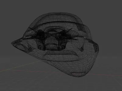 the Creator spaceship flying in space 3D model