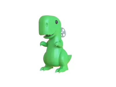 Low-Poly Dinosaur Toy Low-poly 3D model