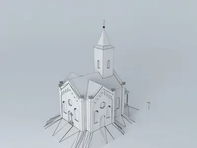 Church of St Mary in Sisak 3D model