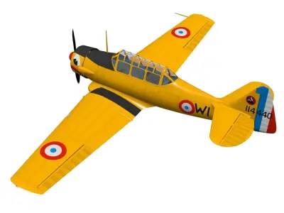 T-6G texan 3D model