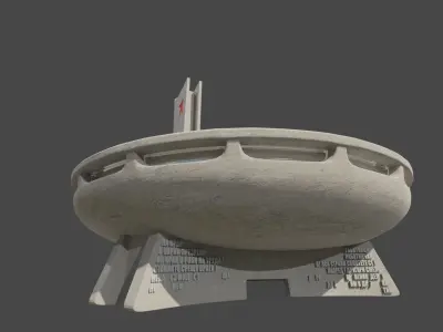 Buzludzha Monument 3D model