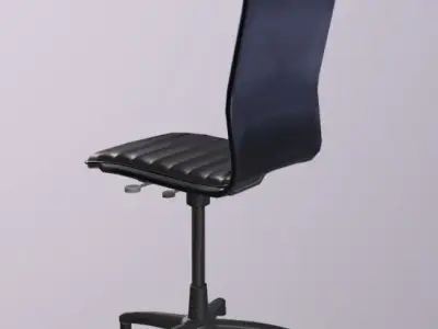 Lab Chair Low-poly 3D model