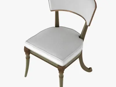  Alfonso Marina -regency klismos side chair 3D model