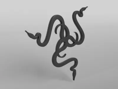 Razer Logo v2 002 Free low-poly 3D model