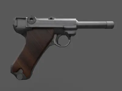German World War 2 Weapon Pack Low-poly 3D model