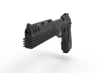 Guess plastic gun 3D model